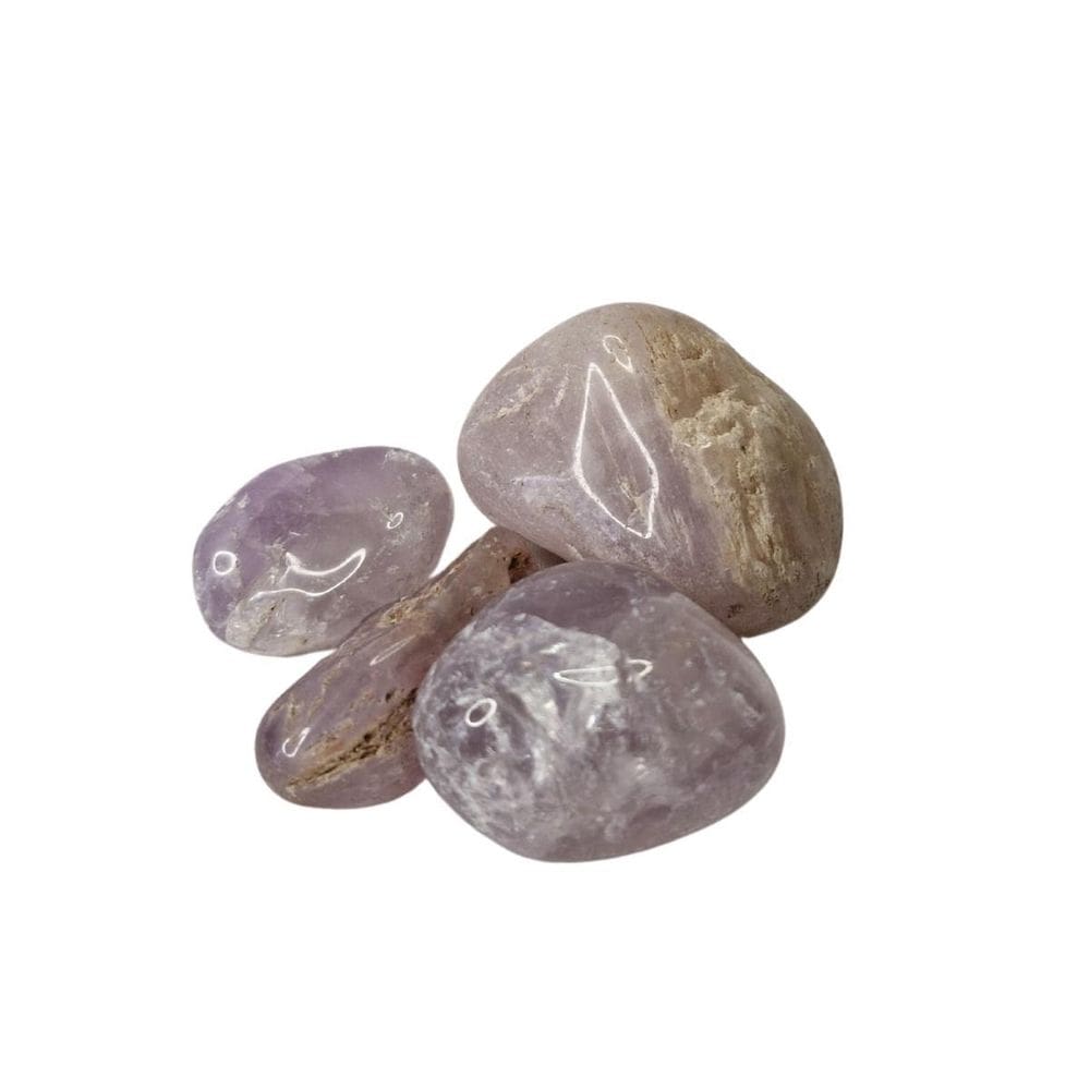 Pedra Natural Ametista 4 A 6 Cm Rolada 250 Gramas