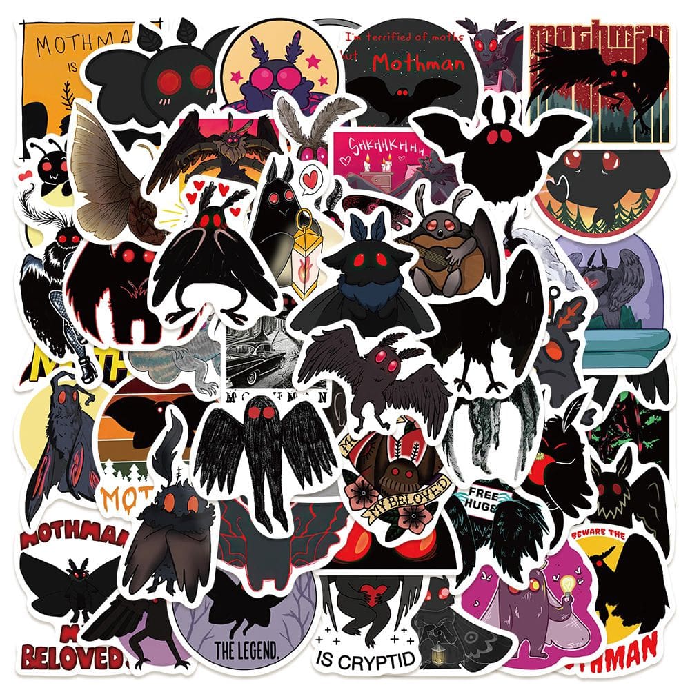 Adesivos Mothmans Waterproof Vinyl Anime 50 unidades/lote 5-7 cm