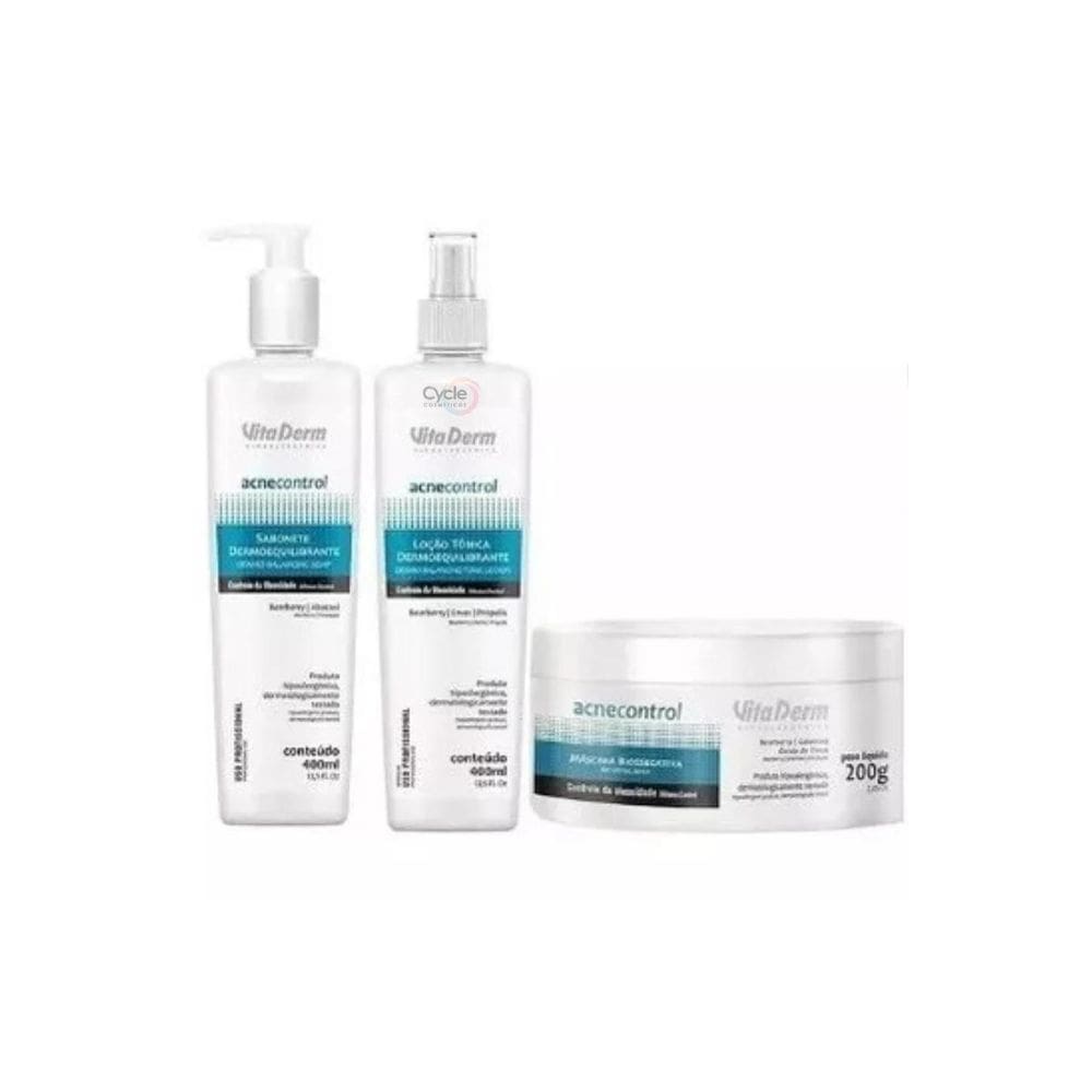 Kit Acnecontrol Dermoequilibrante Vita Derm