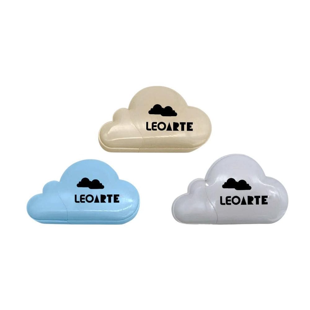 Kit 3 Fitas Corretivas Escolar 8Mx5Mm Formato Nuvem Leoarte