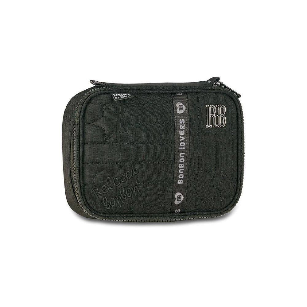 Estojo Box Juvenil Escolar Rebecca Bonbon Meninas - Preto