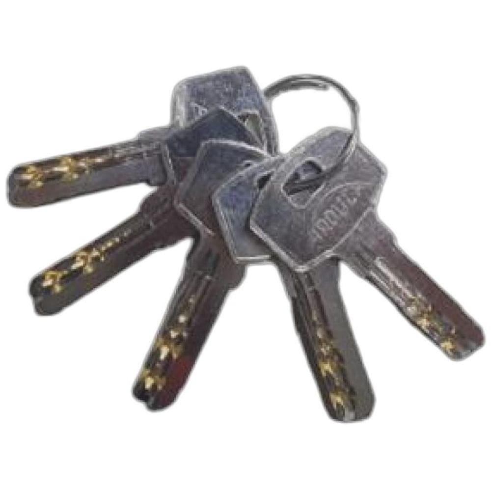 Fechadura Rolete Alta Segurança 4410 Inox Cilindro 08 Cm