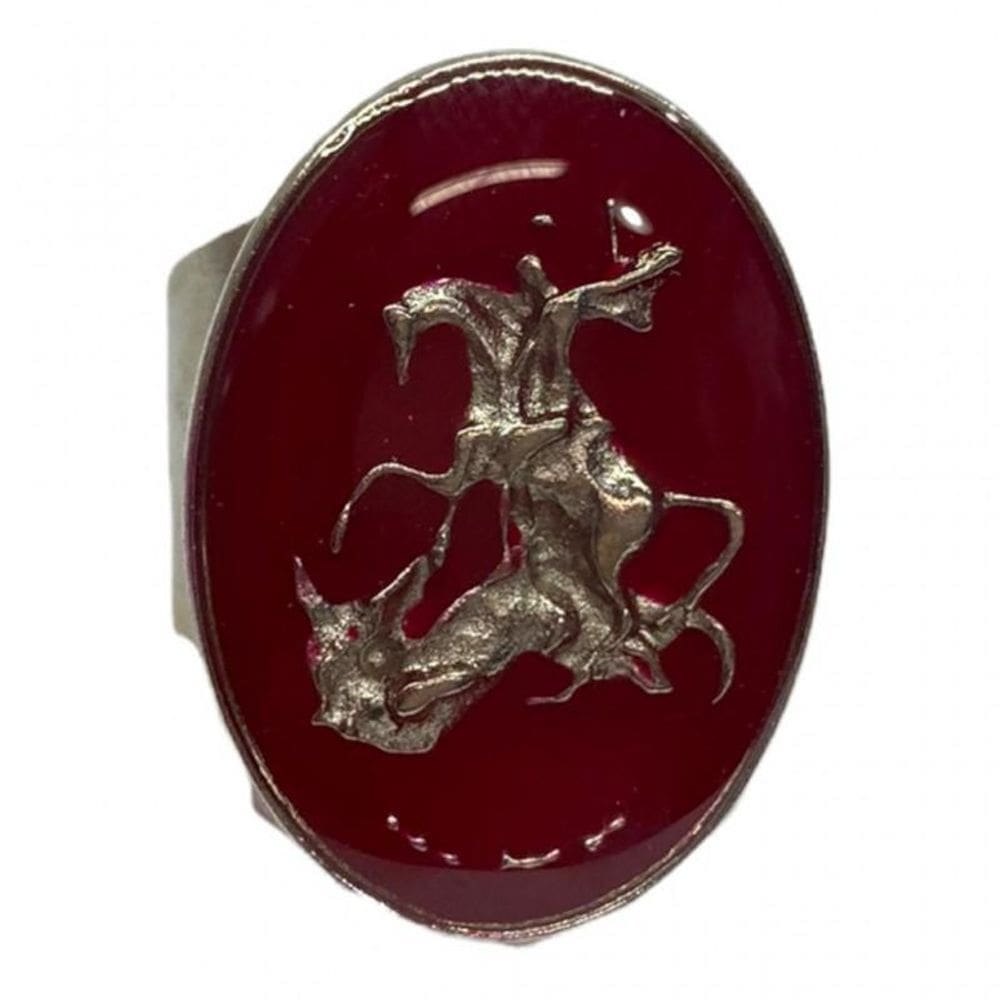 Anel Ajustável Amuleto Em Metal -Escolha O Seu Protetor