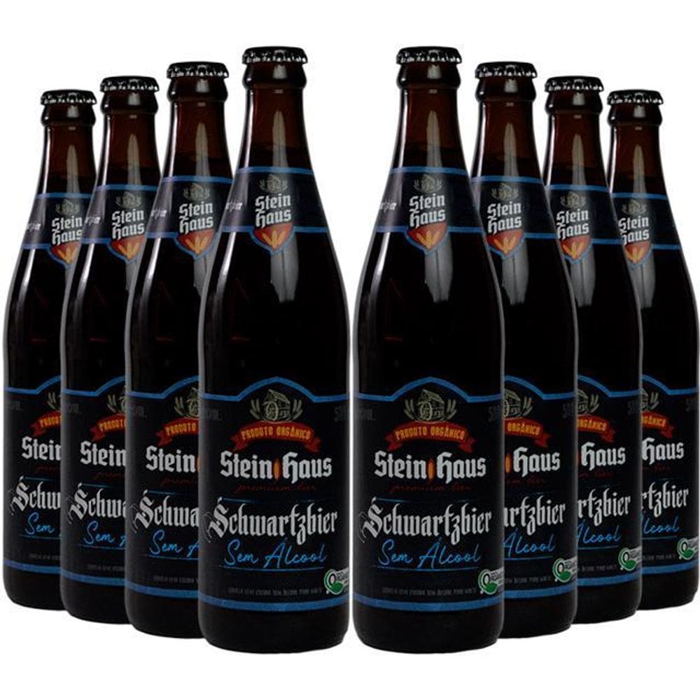 Cerveja Sem Álcool Schwartzbier - 500Ml - Nacional - 08 Un