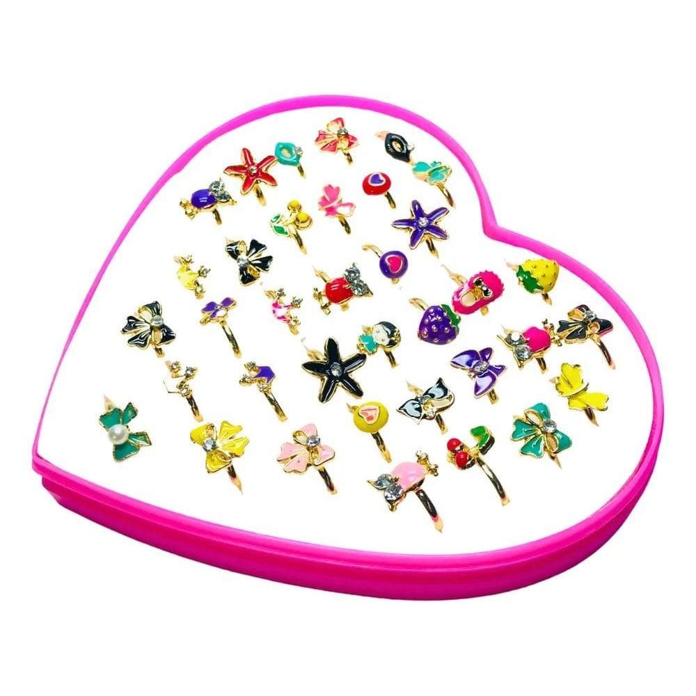 2X Kit Com 36 Anéis Infantis Ajustáveis  Revenda Bele