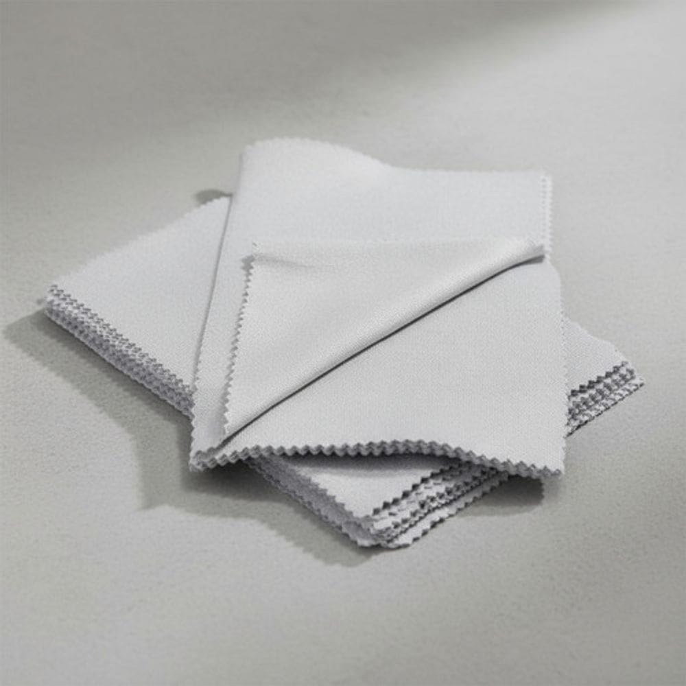 Kit 20 Flanelas 12,5 X 12cm Poliéster Limpeza Relógio Óculos