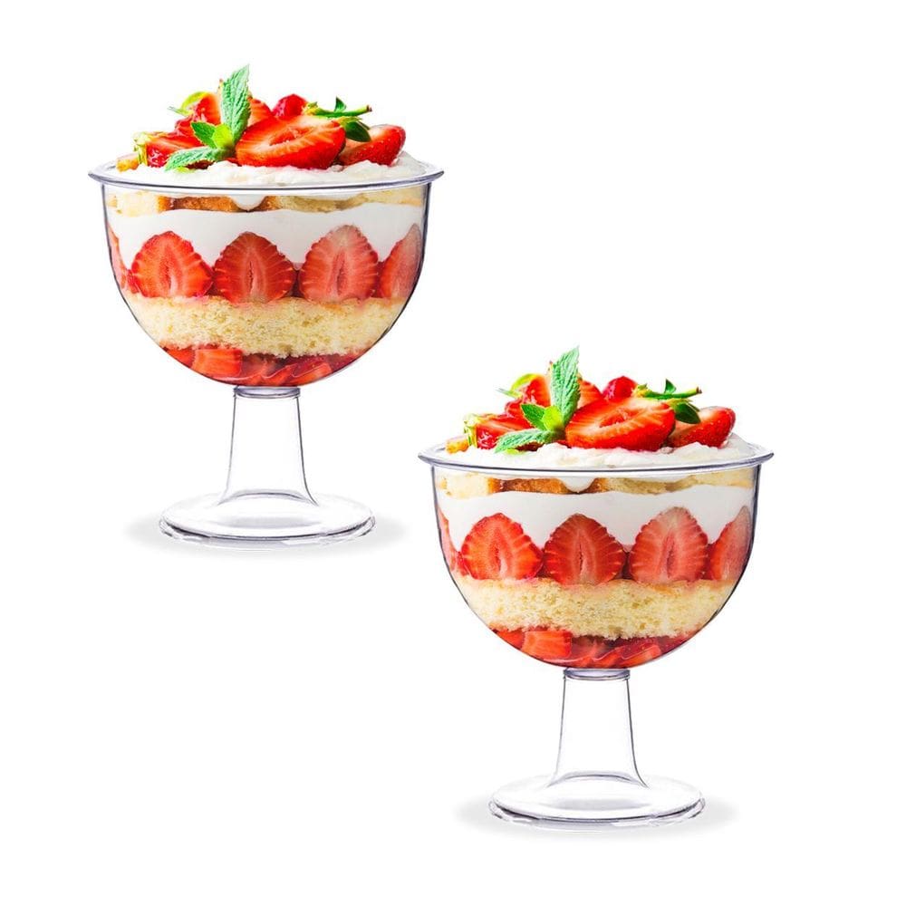 Kit C/2 Taça Americana Pequena Acrílico 500Ml