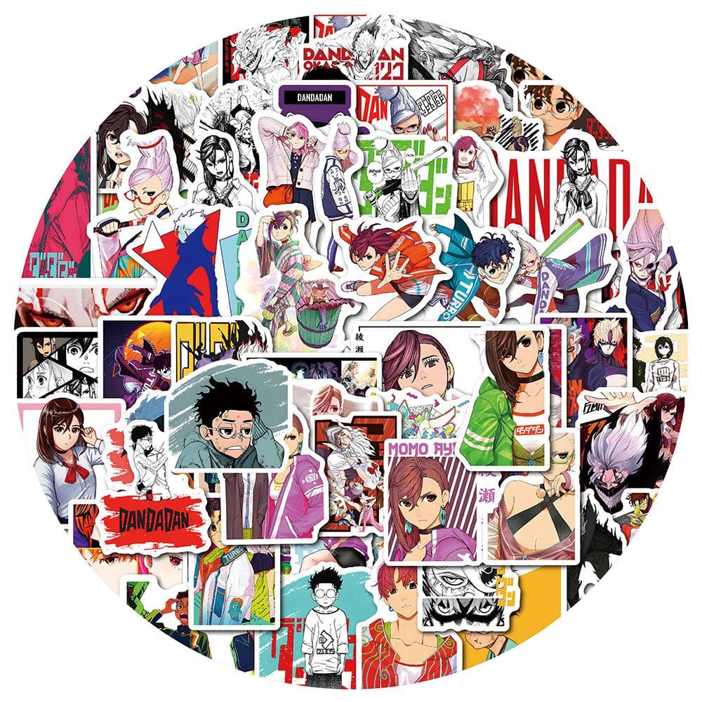 Adesivos de vinil impermeável Dandadans Anime 60 unidades/lote