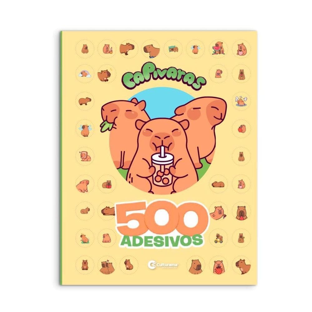 500 Adesivos Capivara E Atividades