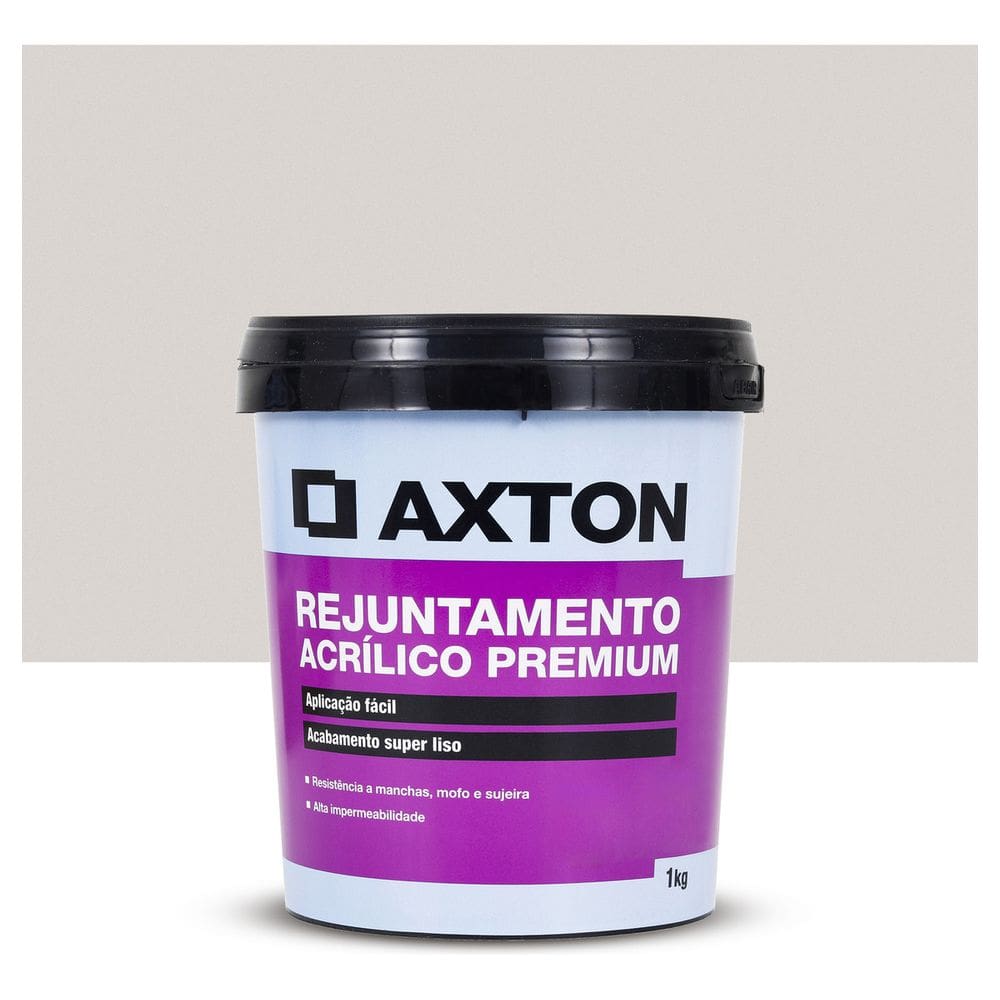 Rejunte Acrilico Cinza Platina 1 Kg Rendimento 3m2