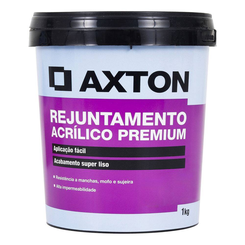 Rejunte Acrilico Premium Cinza 1 Kg Rendimento 3m2