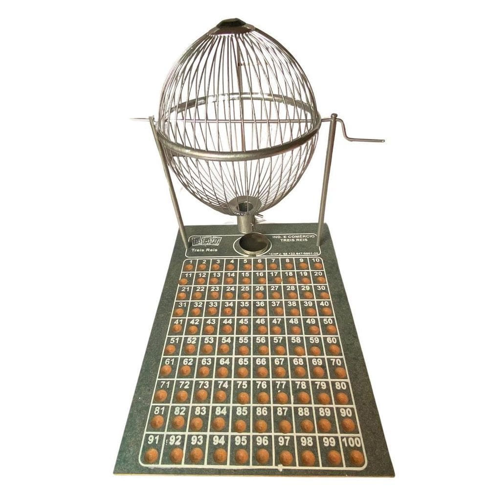 Jogo Vispora 1 A 300 Globo De Metal Tabuleiro Em Madeira N3