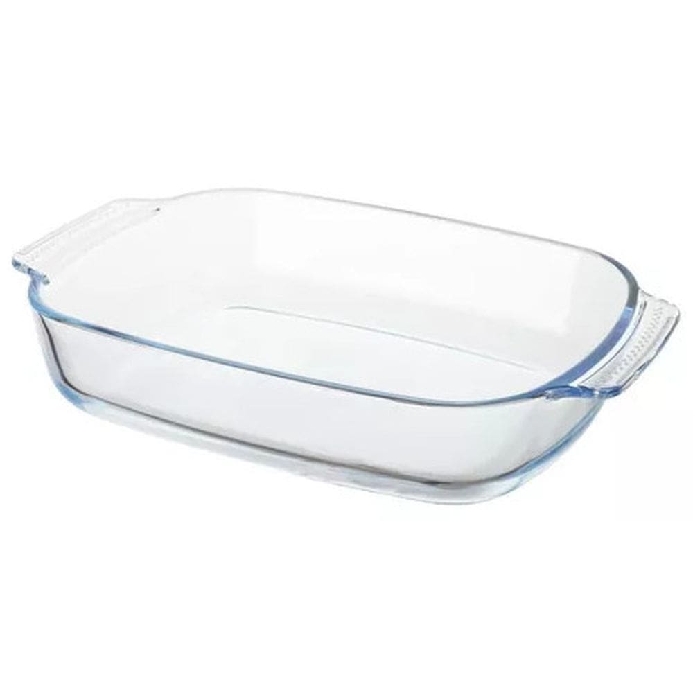 Assadeira de Vidro com Alça 2 Litros - Em Casa Tem