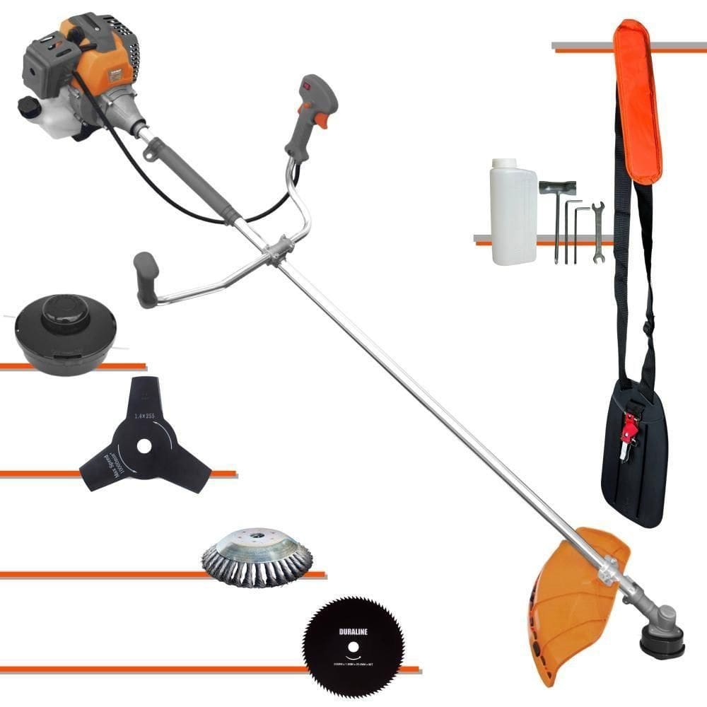 Roçadeira Robusta Tekna Rl520p 52cc + Faca 80d E Escova