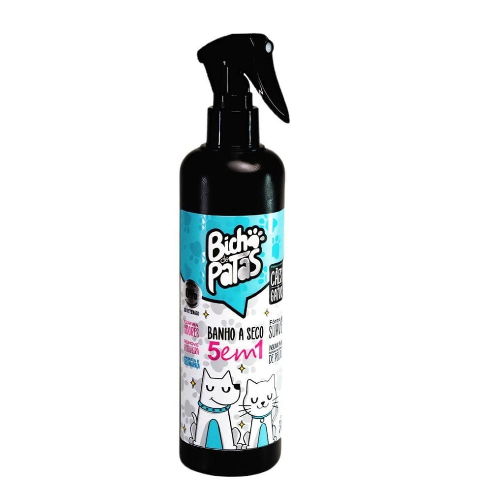 Shampoo 5Em1 Bicho De Patas - Sem Água, Limpeza Rápida