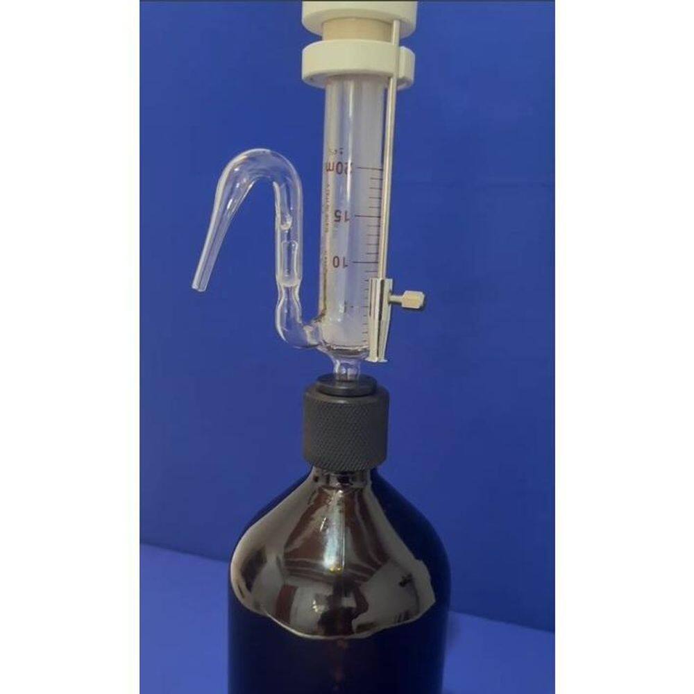 Repipetador Dispensador 10Ml Com Frasco Ambar 1000Ml