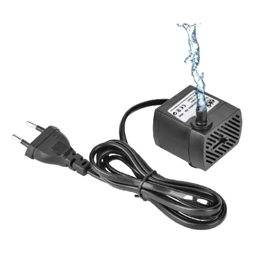 2X Motor Bomba Para Aquários Submersa Fontes Gatos Bebedouro