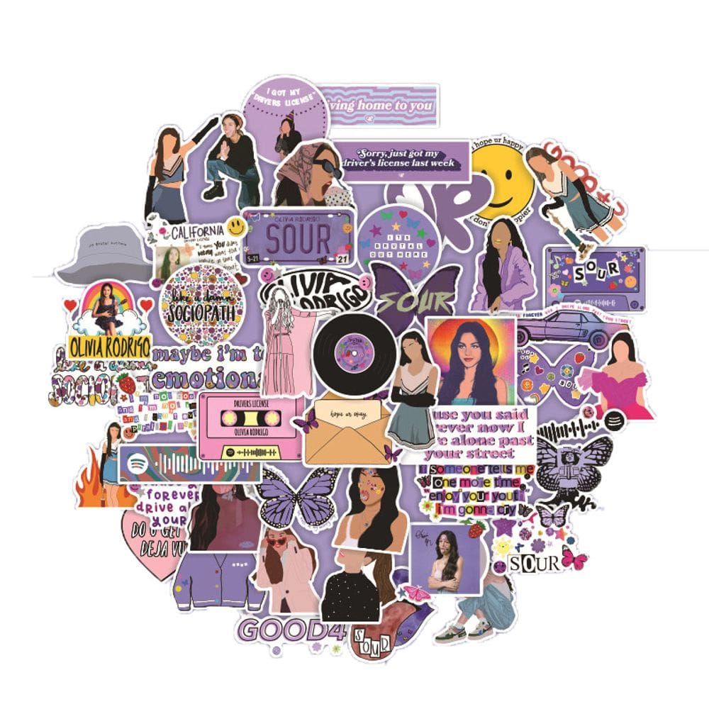 Adesivos, 50 unidades/lote, vinil impermeável, anime para laptop, etc.