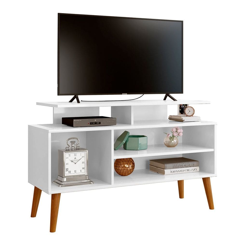 Rack Bancada para Tv de até 42” 2 Prateleiras Lynne