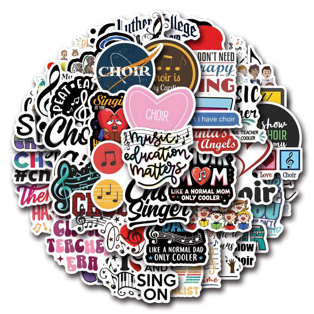 Adesivos Coros, vinil impermeável, anime, 55 unidades/lote, 5-7 cm