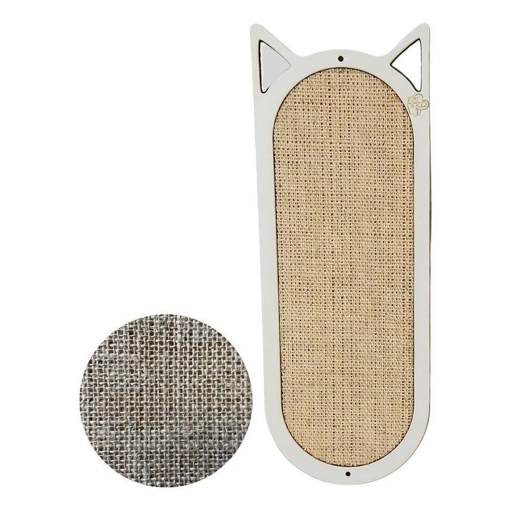 2X Arranhador De Gato Parede 46X17 Mdf Sisal 100% Natural C/