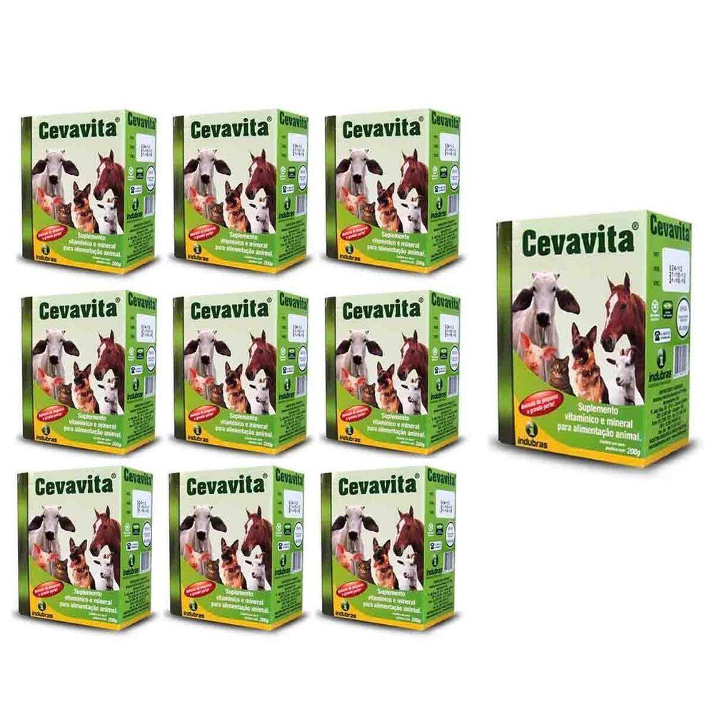 Kit 10X Cevavita 200 Gr Suplemento Vitamínico - Indubras