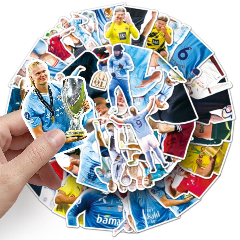 Adesivos de vinil impermeável Haalands, anime, 50 unidades/lote, 5-7 cm