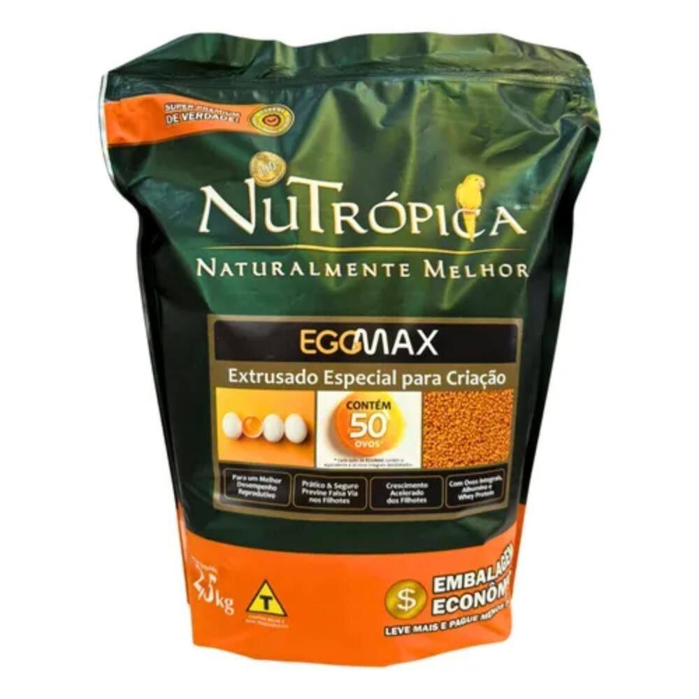 Nutrópica Eggmax Extrusada Especial Criação 2,5 Kg