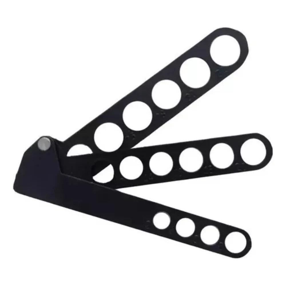 2X Medidor De Dedos Para Anel Aliança Aneleira Plástica