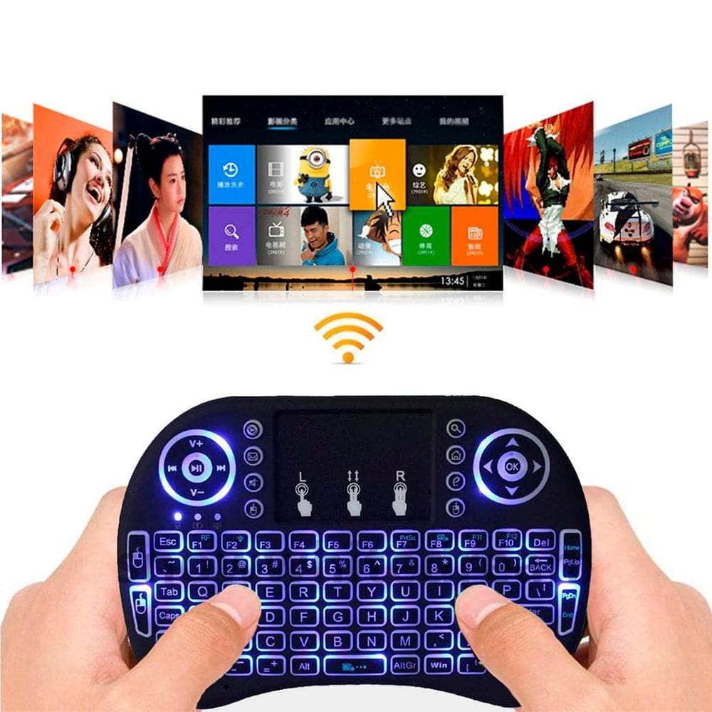 Mini Teclado Controle Remoto E Usb Ideal Notebook E