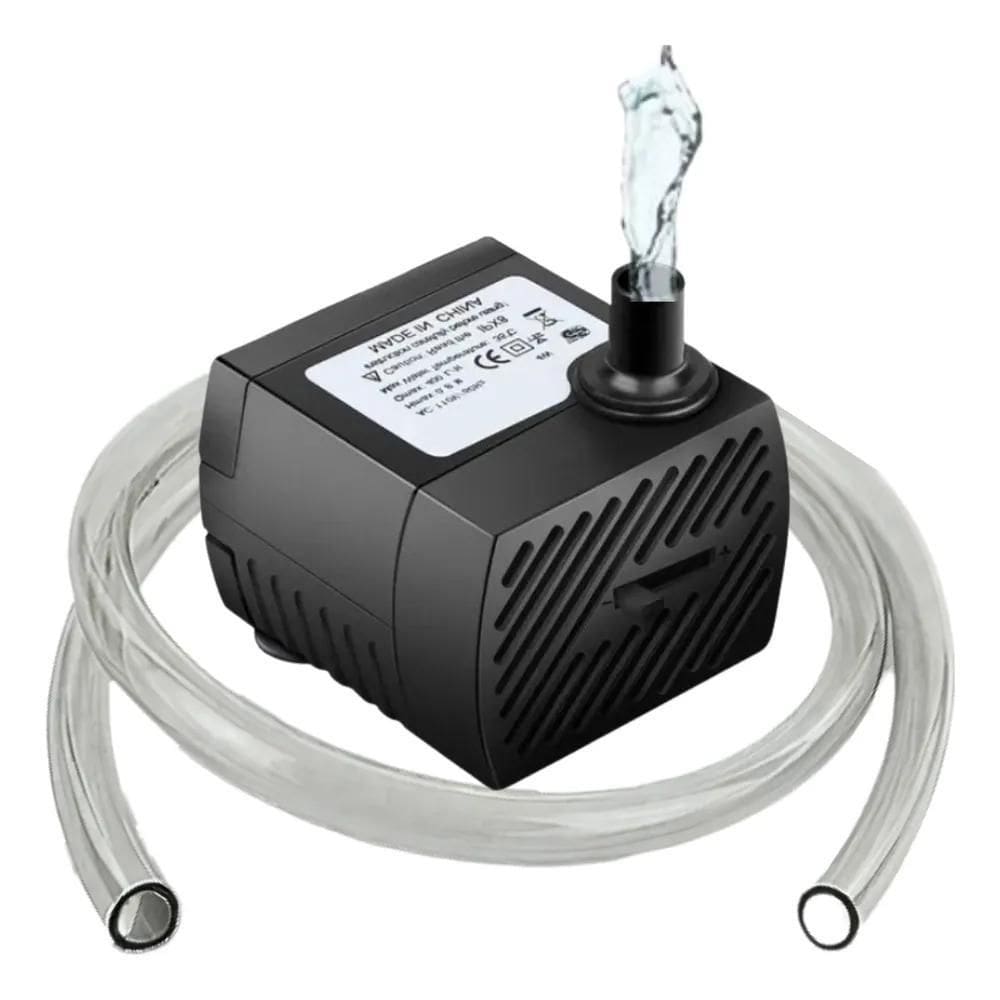 2X Motor Bomba Submersa Aquário Fontes Água Bivolt + Manguei