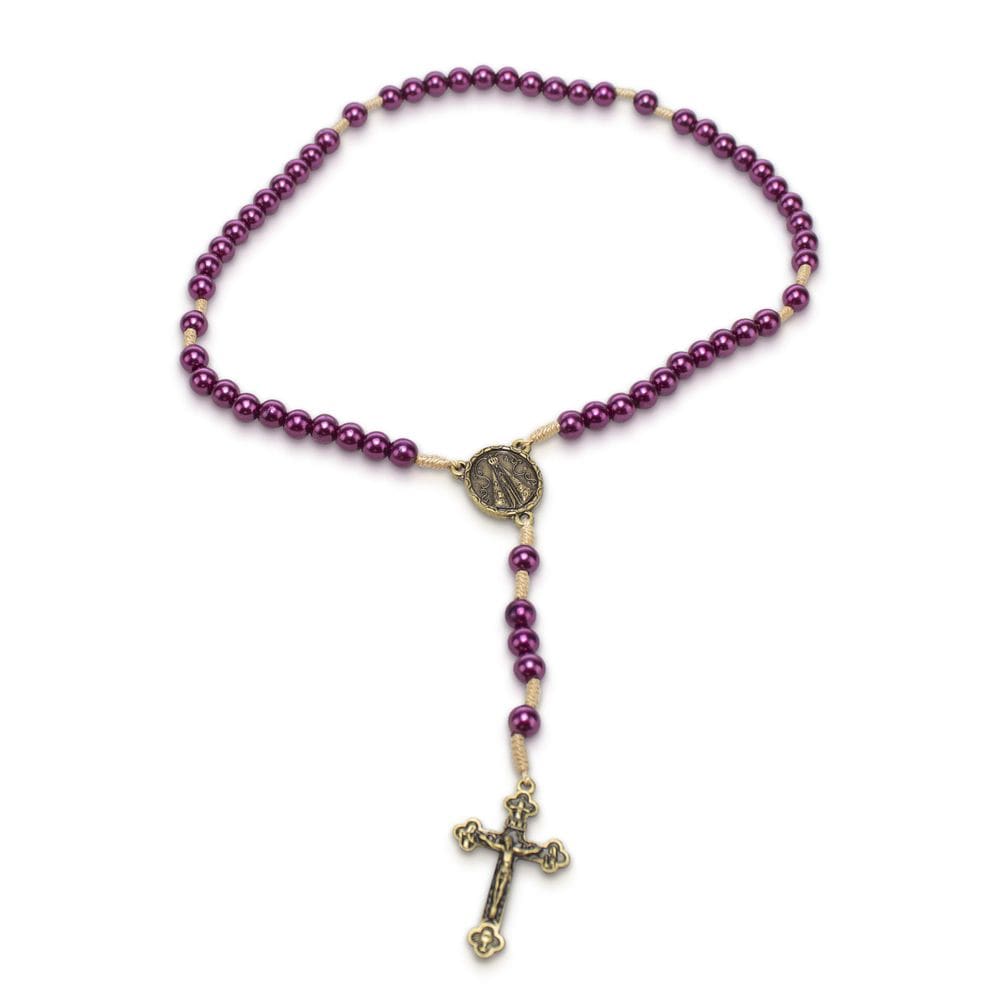 Terço Nossa Senhora Aparecida Marsala Perola 10Mm