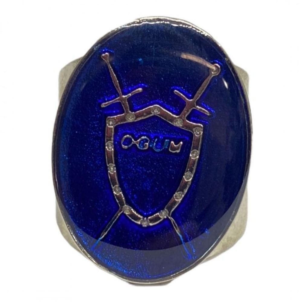 Anel Ajustável Orixá Candombléumbanda Metal-Selecione Modelo