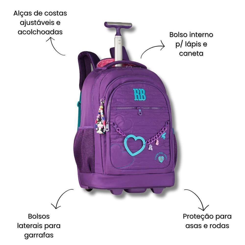Mochila Rebecca Bonbon De Rodas Juvenil Escolar | Casas Bahia