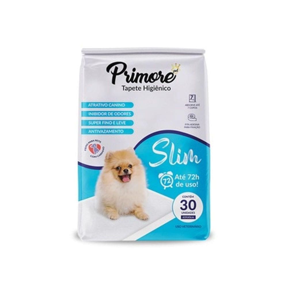 Tapete Higiênico Primore Slim 60X60 30Un