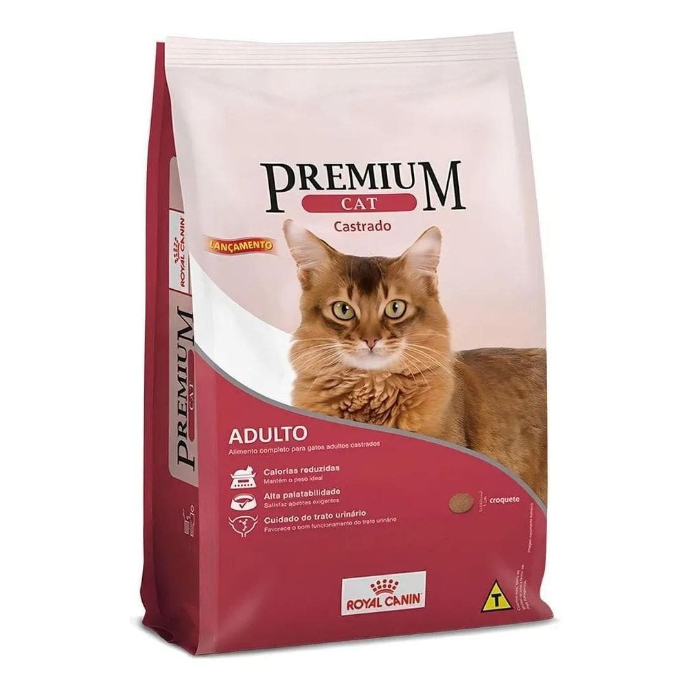 2X Alimento Royal Canin Premium Cat Castrados Para Gato Adul
