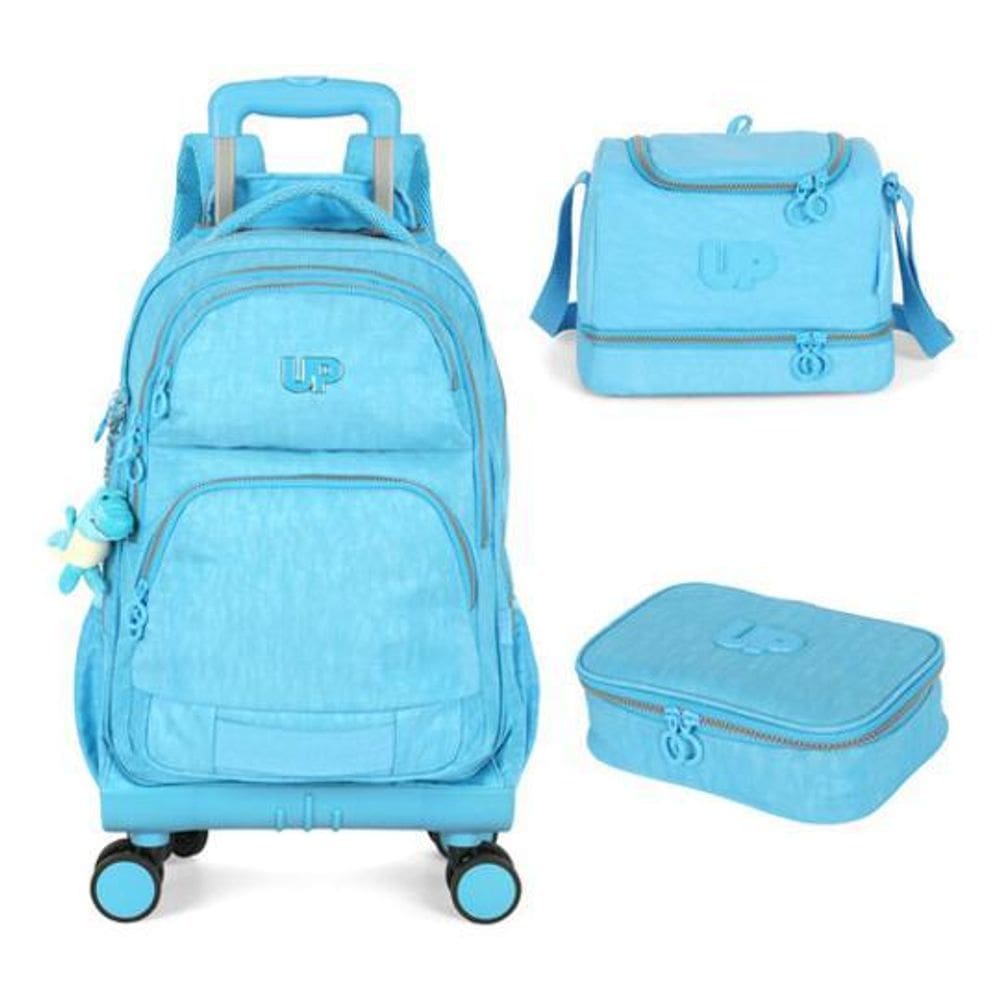 Kit Mochila Carrinho 360 Crinkle Up4You Feminino Haste Dupla
