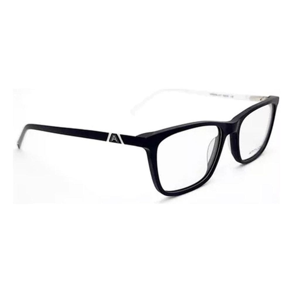 Óculos Armação Atitude At6300M A11 Masculino Retangula Preto