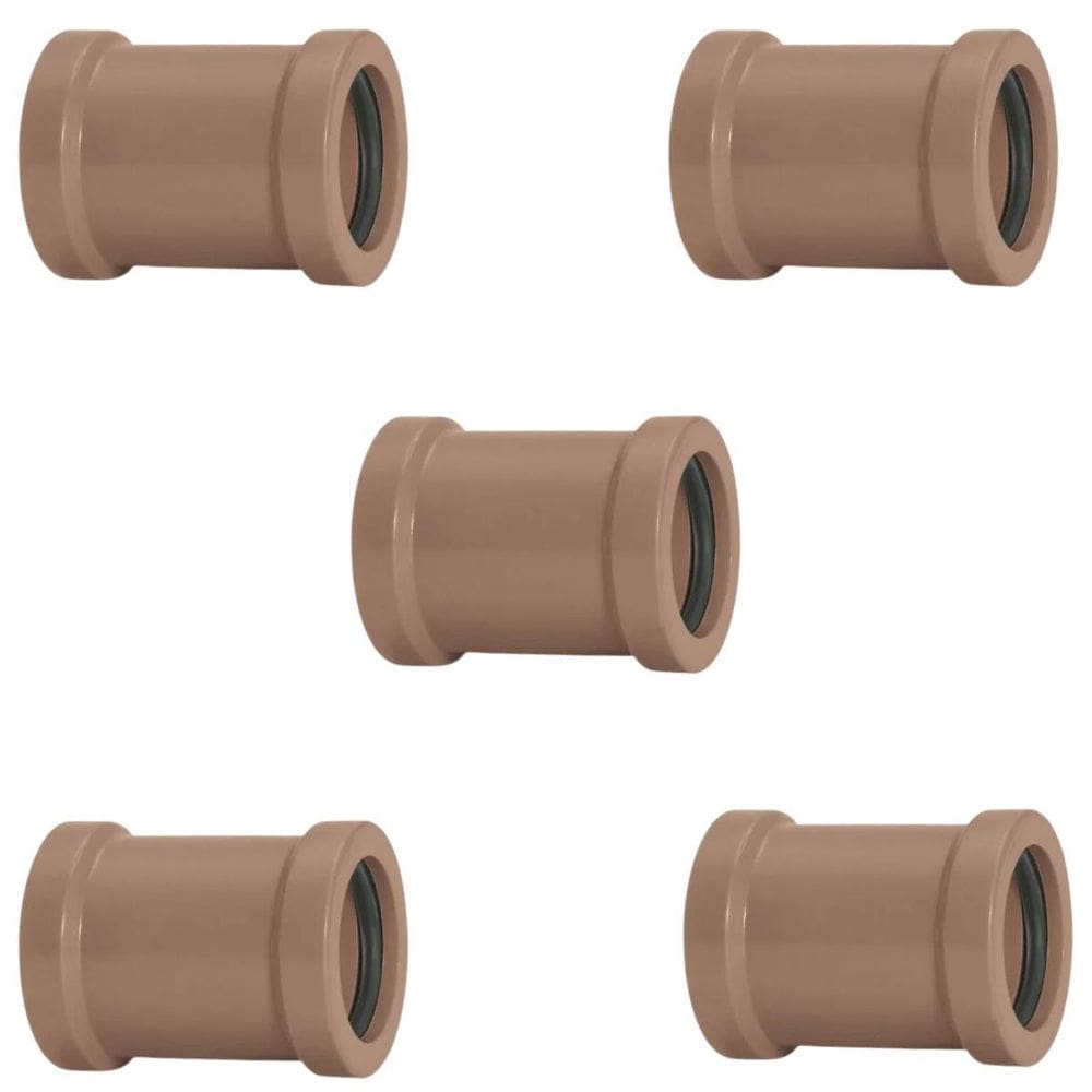 Luva De Correr 32Mm Pvc Encanamento Conexão Kit 05 Un