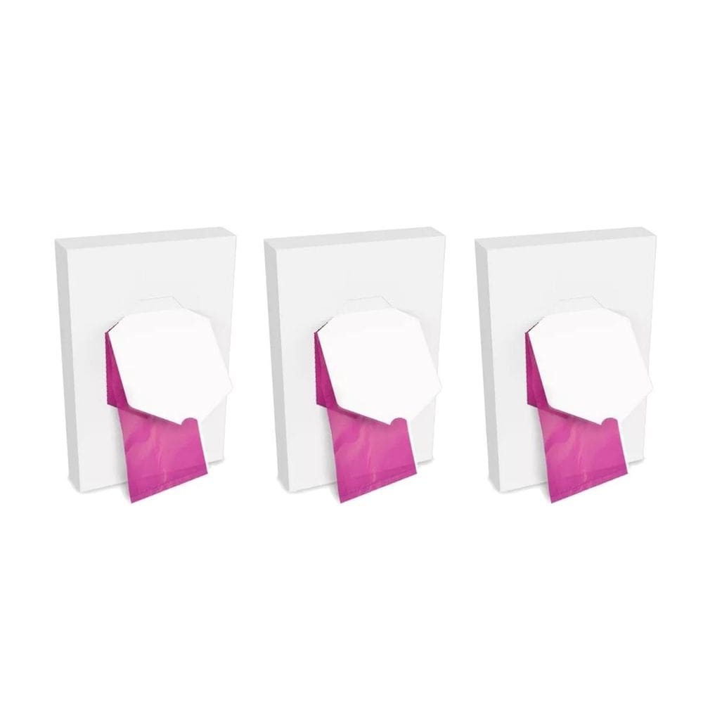 Saquinho De Descarte Para Absorvente Rosa C 60 Unidades Kit3