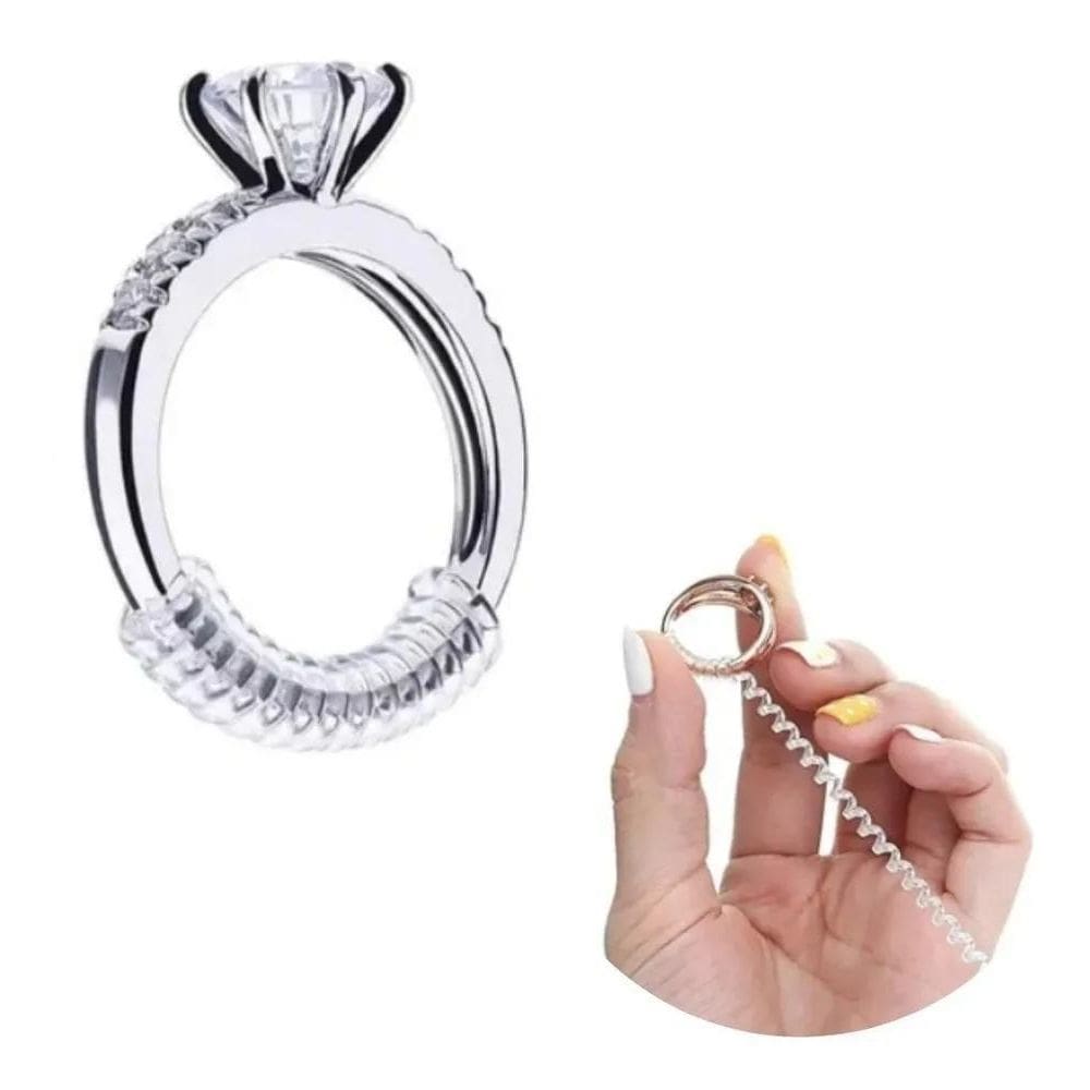 2X Ajustador Redutor De Anel Em Silicone Diminuidor Regulado