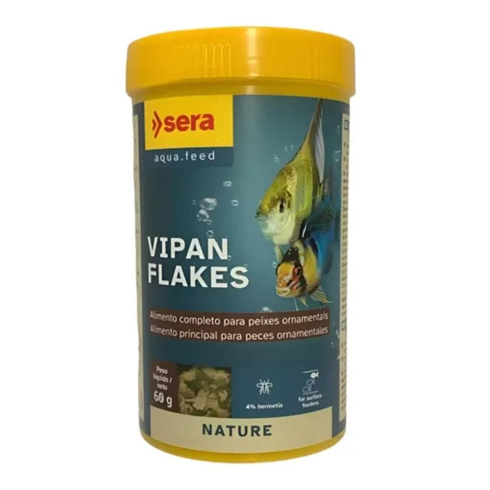 Ração Sera Vipan Flakes 60G