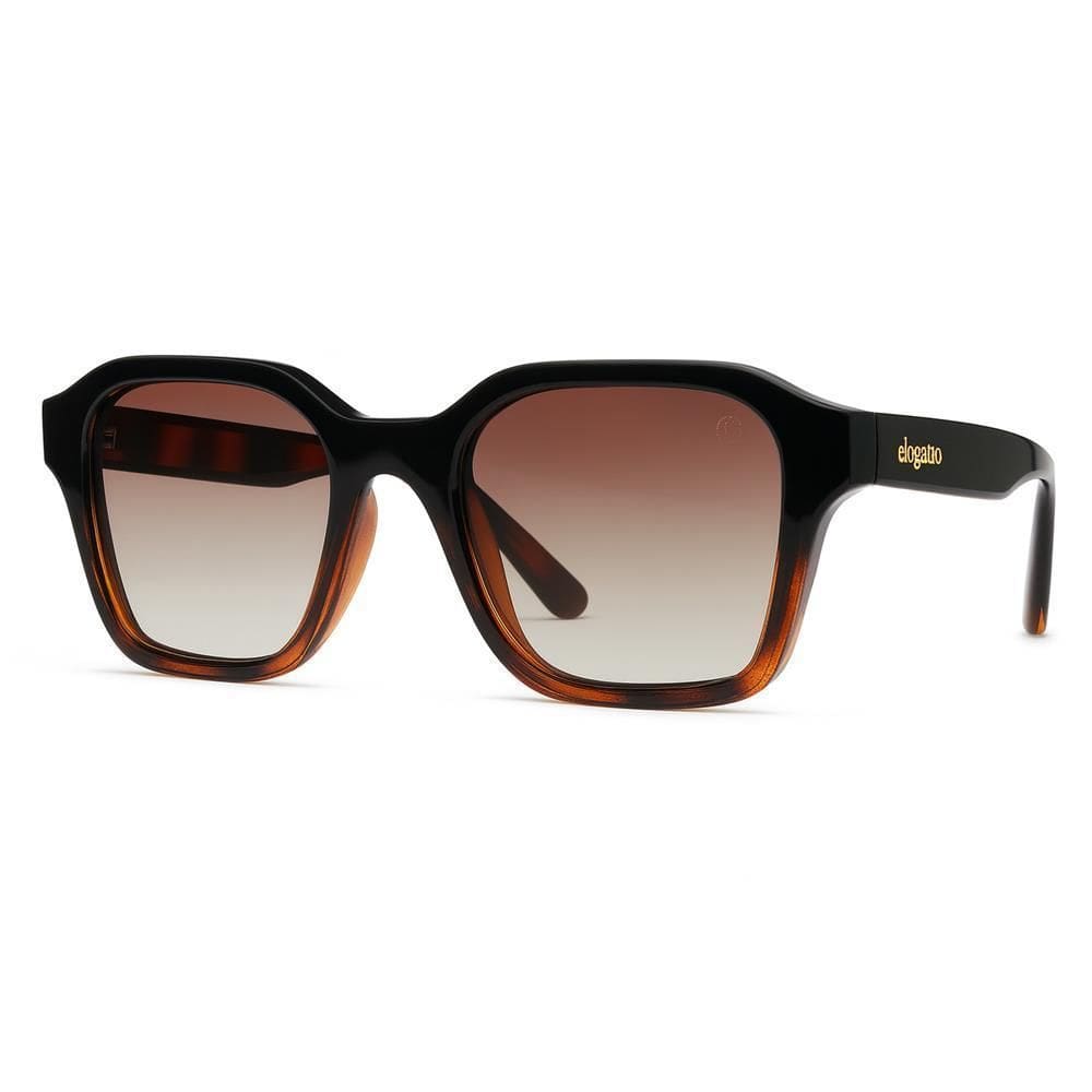 Óculos De Sol Elegatto Retangular Fashion Uv 400