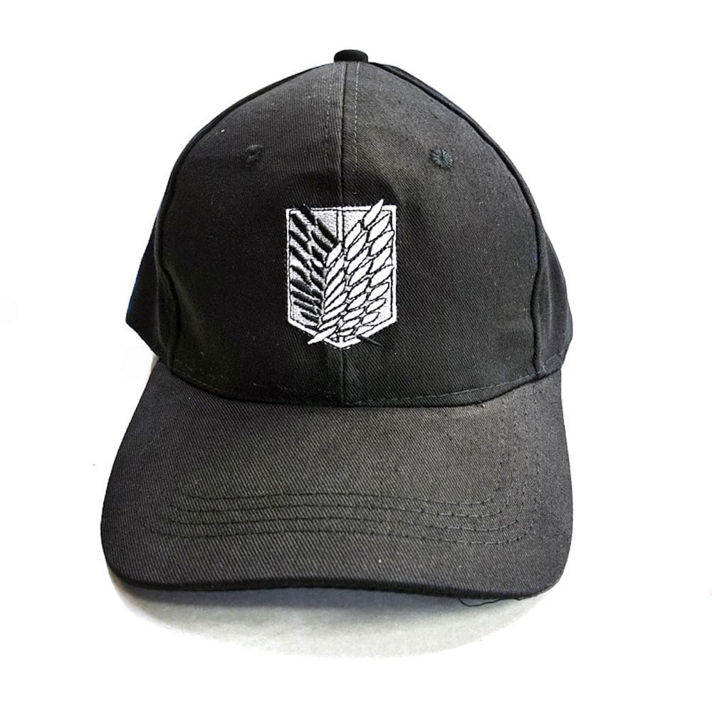 Boné de beisebol Attacks Titans Scouts Regiments Anime Snapback