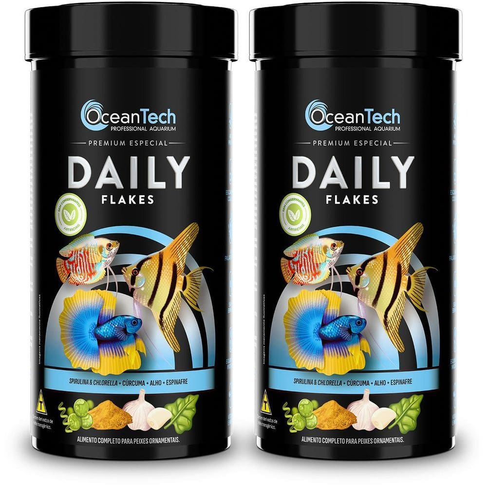 Ração Em Flocos Peixes Oceantech Daily Flakes Universal 400G