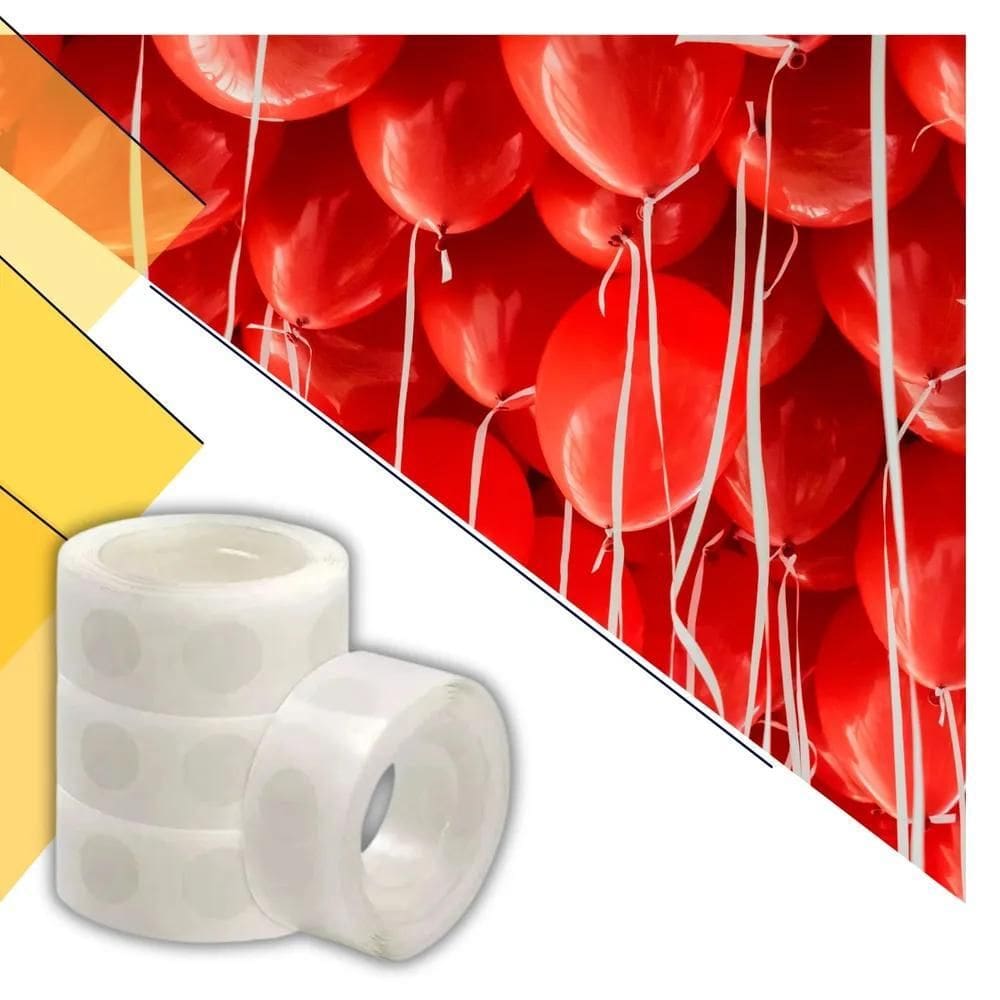 2X Gota Adesivo Cola Balão 100 Pontos Bexiga Crisnito Artigo