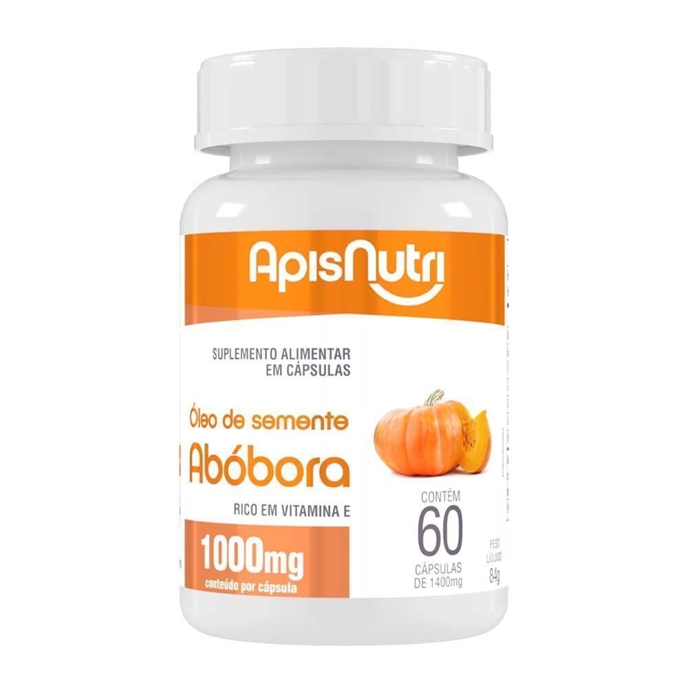 Óleo de Semente de Abóbora ApisNutri 60 Cápsulas