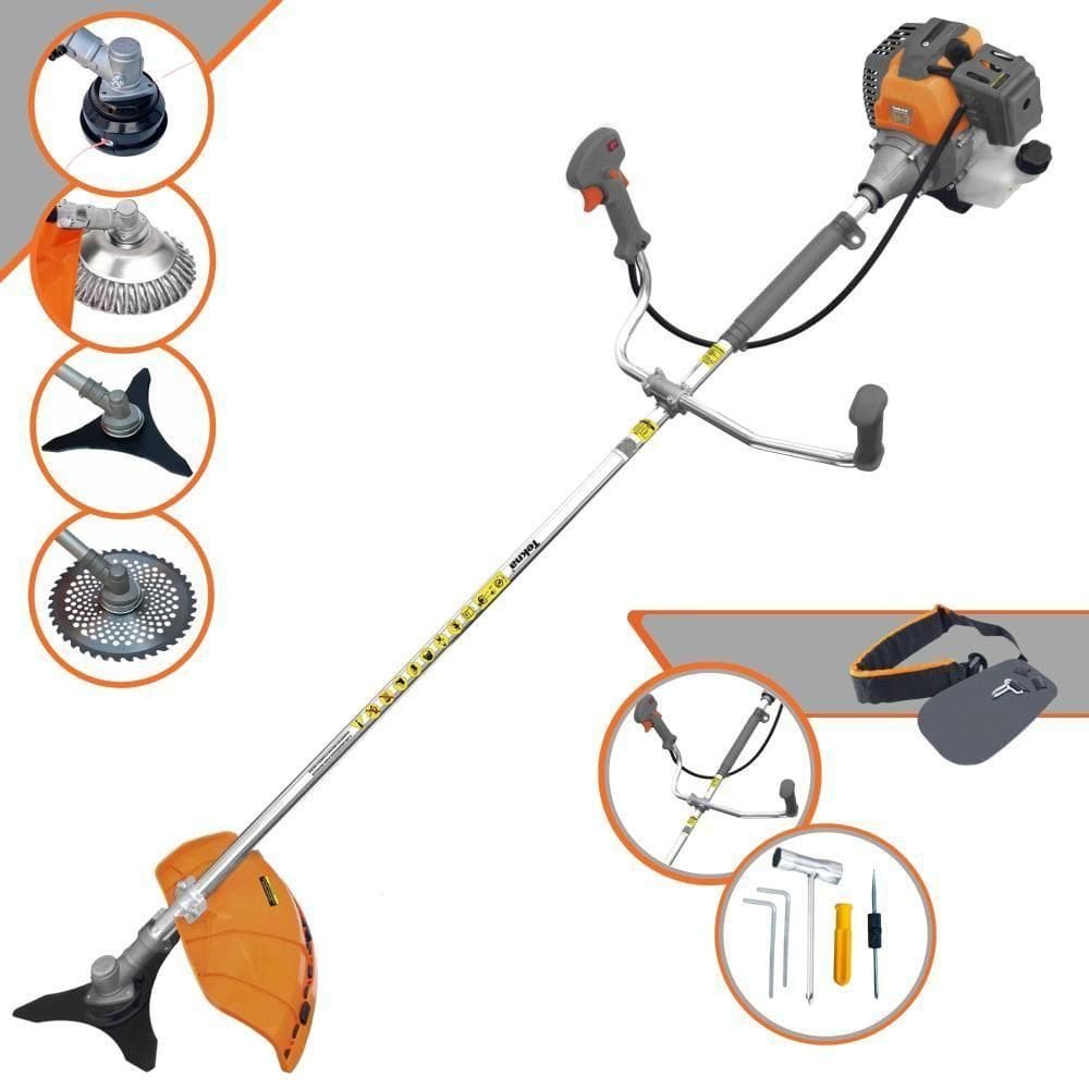 Roçadeira à Gasolina Rl520p 52cc + Escova De Aço + Faca 40d