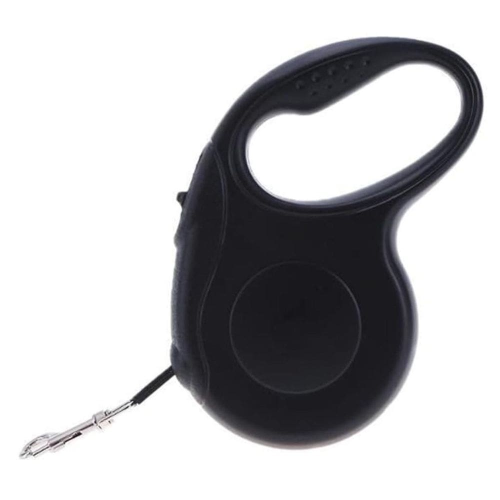 Guia Coleira Retrátil Para Pets 3 Metros Preto