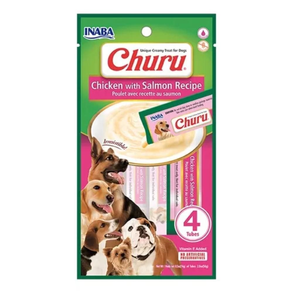 Inaba Churu Cães Sabor Frango Com Salmao 14G
